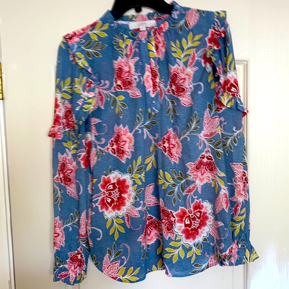Loft floral blouse